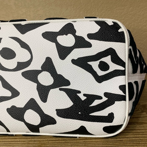 Louis Vuitton Urs Fischer Neverfull MM Medium Limi Edition Black and White - Picture 13 of 16